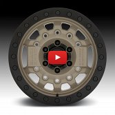 Black Rhino Avenger Beadlock Desert Sand Custom Truck Wheels 4